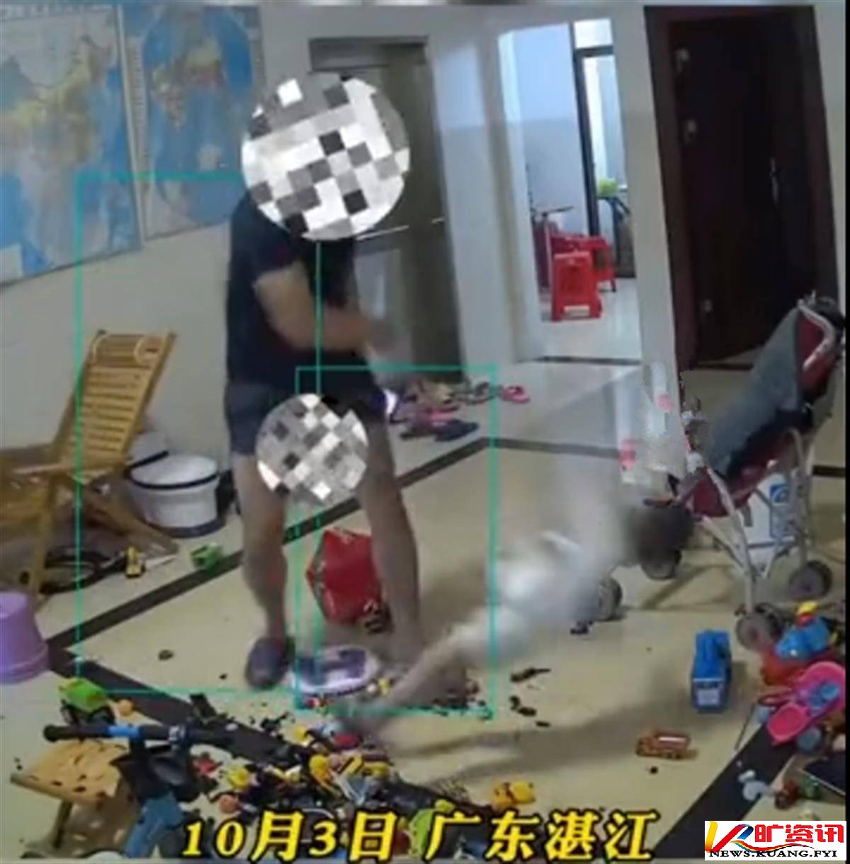 姑父一巴掌扇倒两岁半幼童被行拘，“一家人”