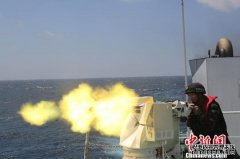 广西海警在北部湾海域组
